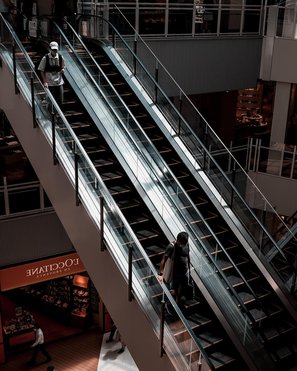 escalator, stairs, staircase, people, mall, technology, city, tokyo, japan, escalator, mall, mall, mall, mall, mall
